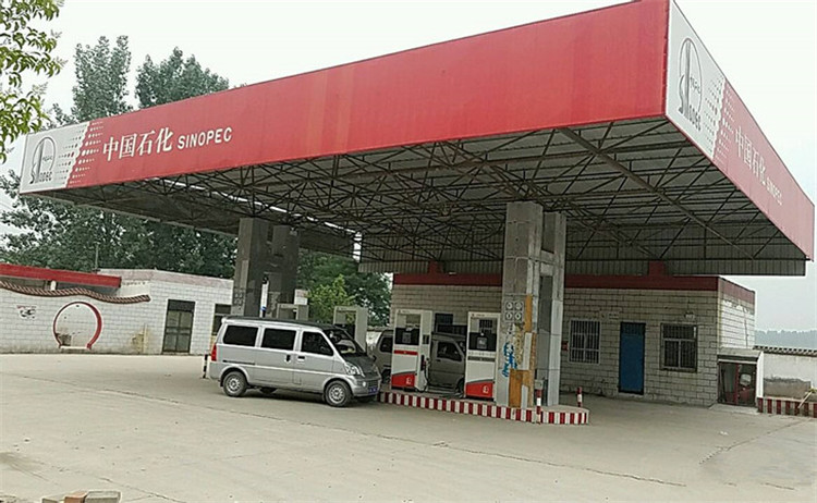 揭阳加油站钢结构网架案例5